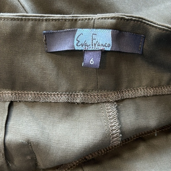 Anthropologie Eva Franco Pant Wide Leg Side Zip Button Front Pockets Sz 6 NEW - Picture 8 of 11